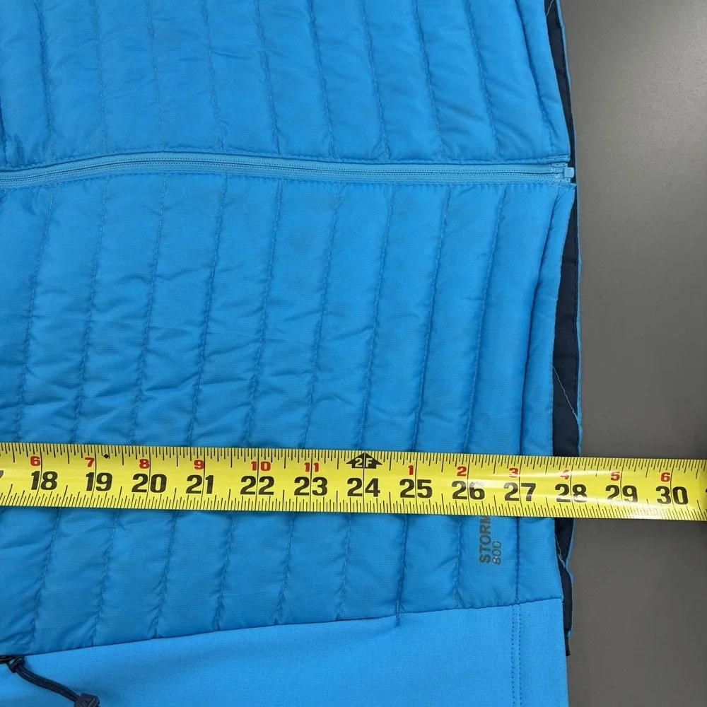 Eddie Bauer First Ascent 800 Stormdown Microtherm Pertex‎ Vest Blue Navy Men 2XL